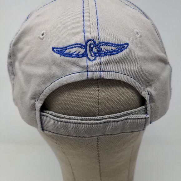 Allstate 400 At the Brickyard Strapback Hat Gray Adjustable 2006 Embroidered - Picture 8 of 11